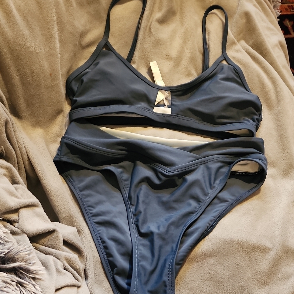Women's Blue Bikini Set